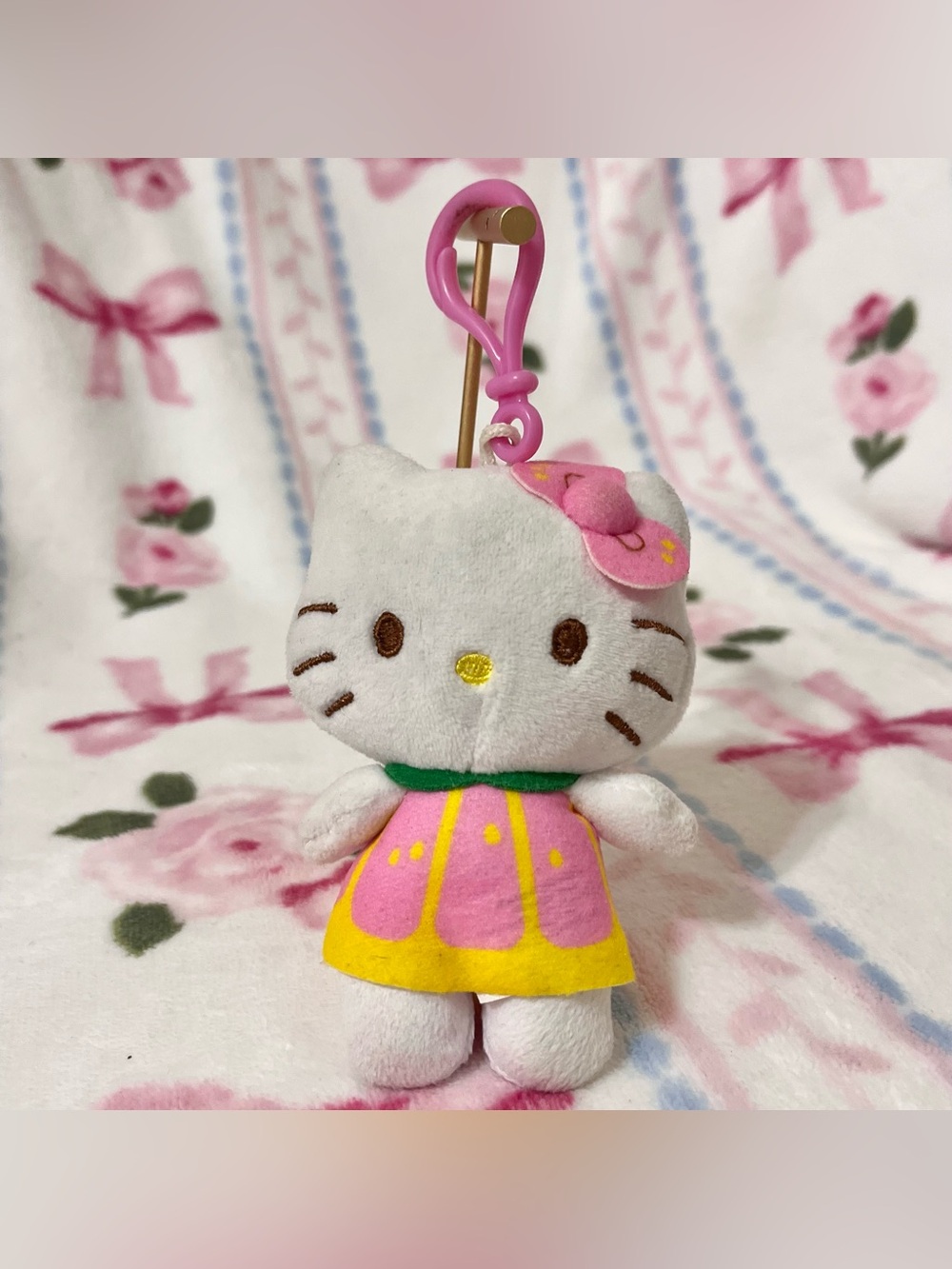 Hello Kitty plush keychain